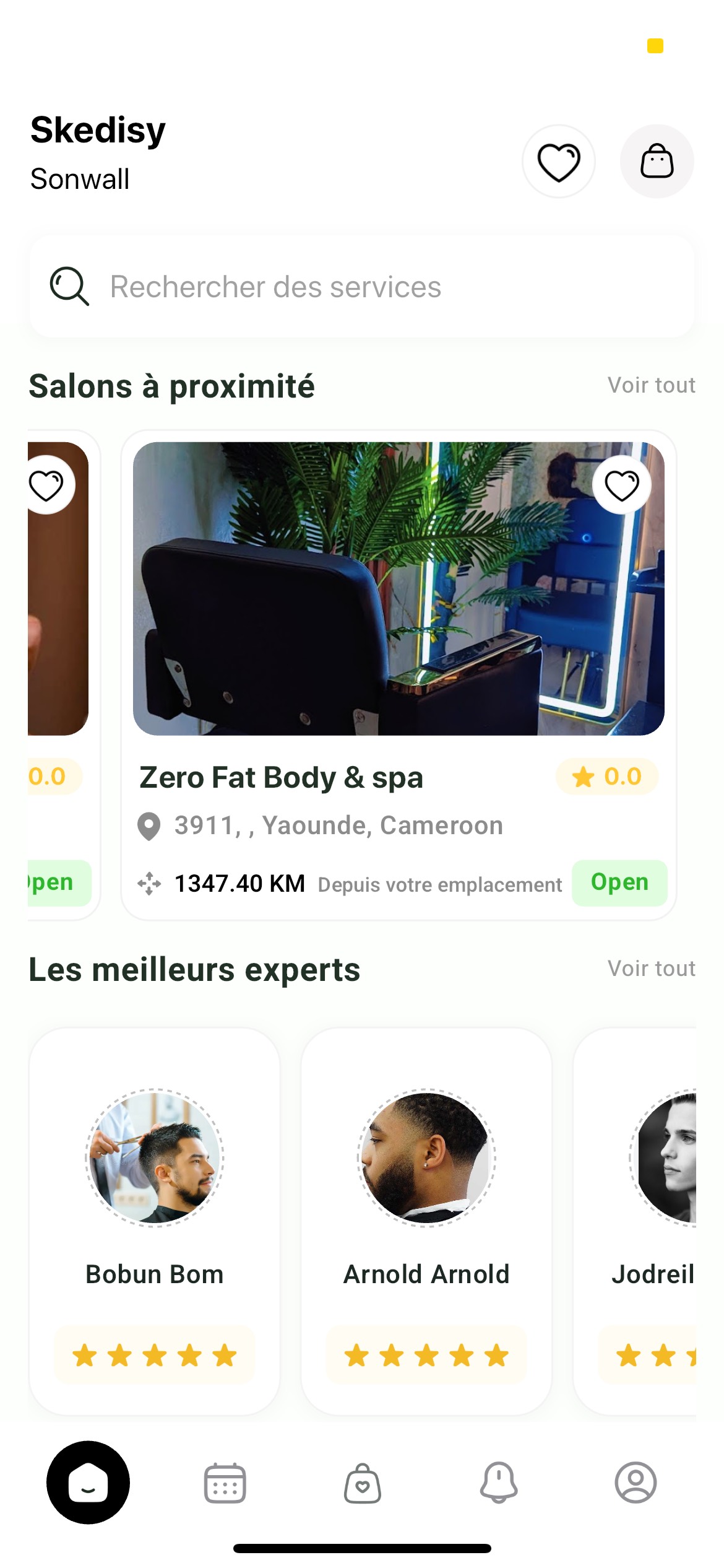 Book Through Expert from Menu